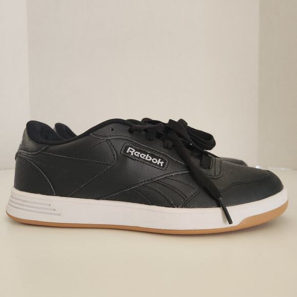 Reebok Court Advance Black/White/Gum Men's 6, Medium - Picture 2 of 8